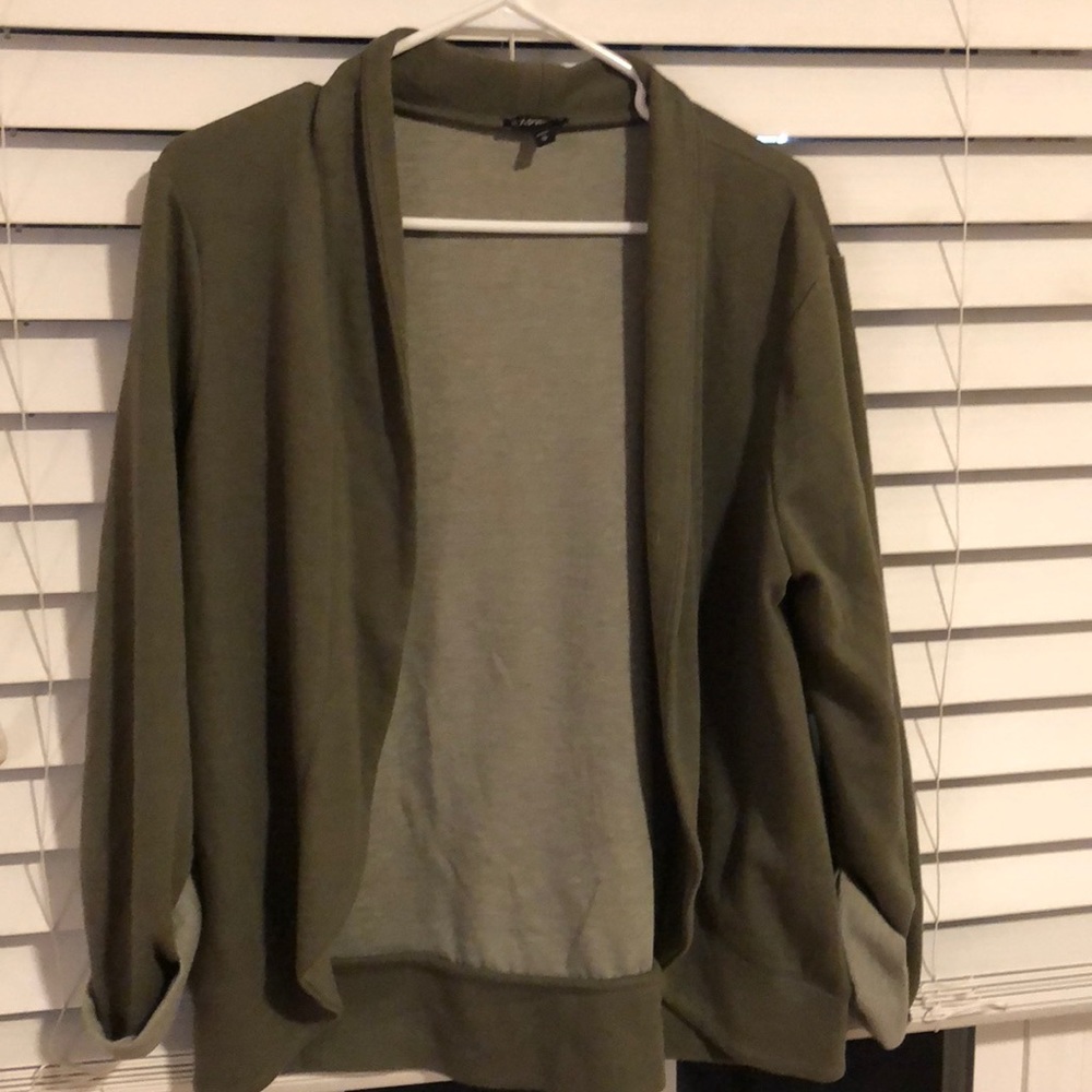 Olive Green Cardigan